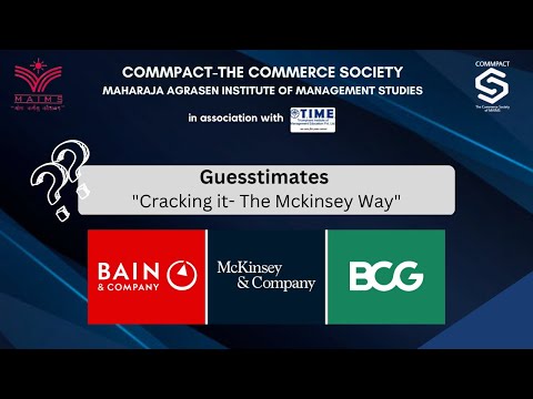 Guesstimates - Cracking them The Mckinsey Way