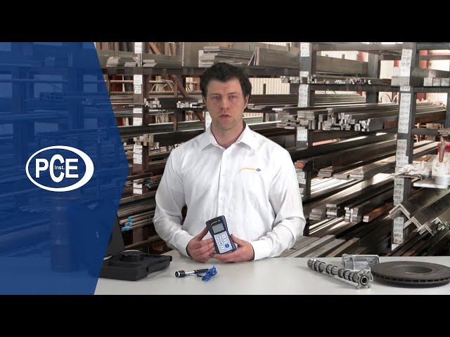 Vídeo relacionado con Probador de dureza PCE-950 Leeb probador de dureza para materiales metálicos/con memoria de datos y software/impactador interno D/diseño compacto