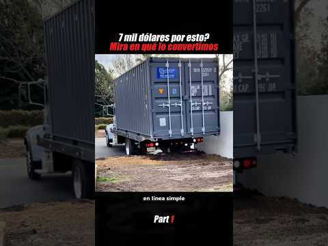 Compre Un Contenedor Nuevo En Amazon por $7000 Y Mira En Que Lo Converti: Taller Creativo #container