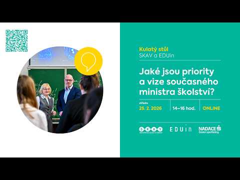 Kulatý stůl: Jaké jsou priority a vize současného ministra školství?