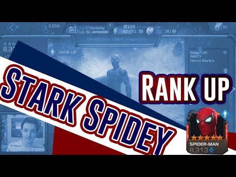 Stark Enhanced Spiderman 5* Rank Up & Gameplay | Marvel Contest of Champions