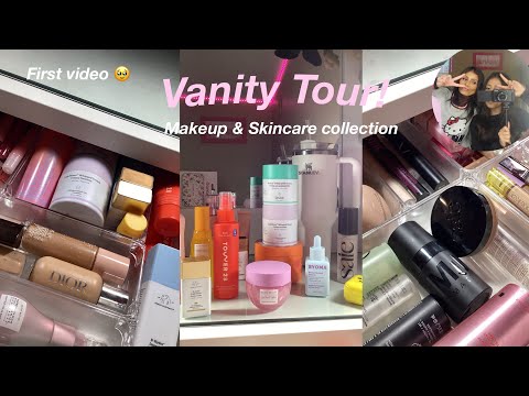 Vanity Tour, Skincare, & Makeup Collection!
