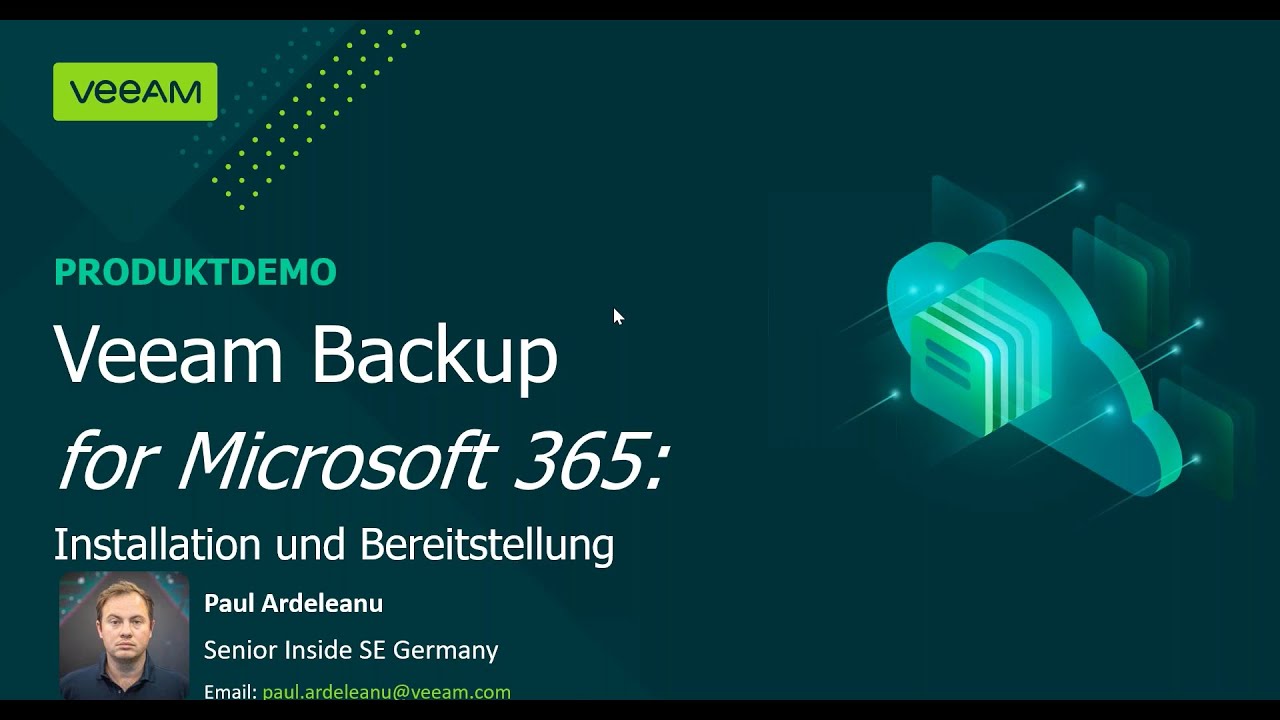Veeam Backup <em>for Microsoft 365</em> – Installation und Bereitstellung video