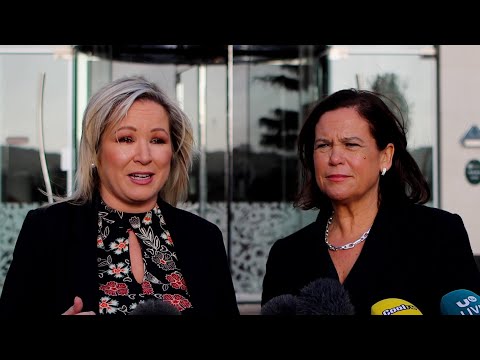 Mary Lou McDonald & Michelle O'Neill meet An Taoiseach on forming an Executive to deliver for people