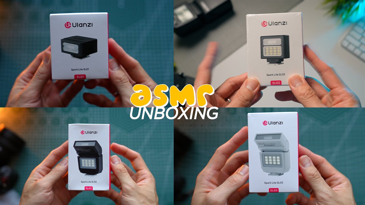 Tiny compact Flash (Ulanzi SL01, SL02, SL03) | ASMR Inboxing