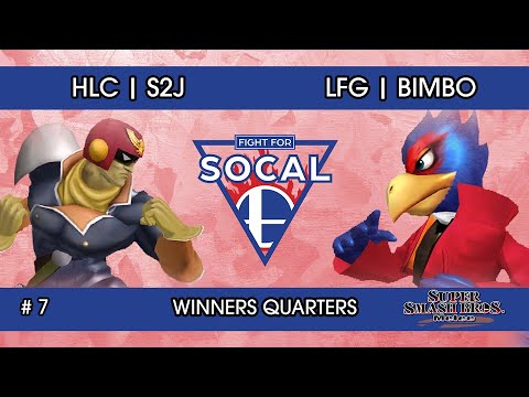 Fight For SoCal 7 - S2J (Captain Falcon) VS LFG | Bimbo (Falco) - SSBM - Winners Quarters