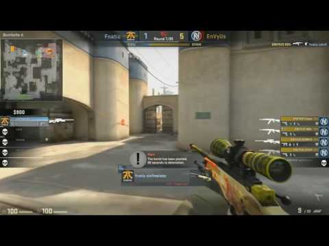 EnVyUS - NBK ace vs Fnatic @ECS S2