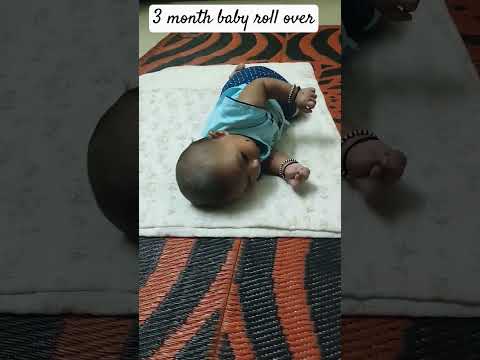 3 month baby roll over #babyroller #babyrollover #Avyaram #babymilestones #babymilestone #babygirl
