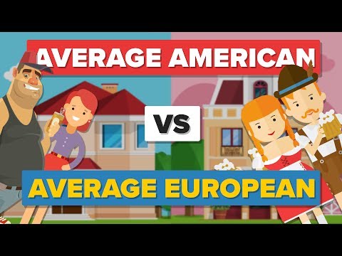 Average American vs Average European - How Do They Compare? - People Comparison