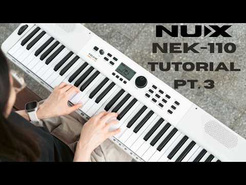 Настройка разделения клавиатуры и наложения тембров на NUX NEK-110