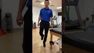 Single leg heel raise (slow) for Achilles pain