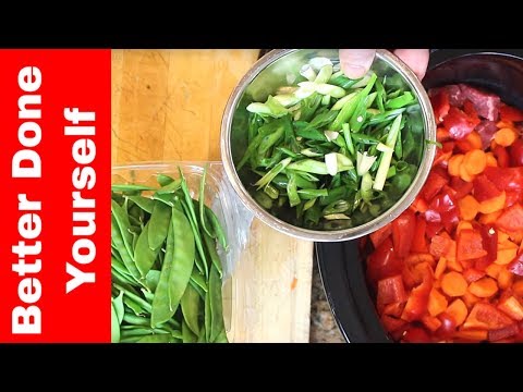 Ginger Beef with Vegetables in the Slow Cooker