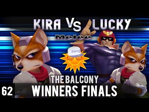 Melee @ the Balcony 62 - Winners Finals ft. Selfless|Lucky (Falcon/Fox) VS Kira (Fox)