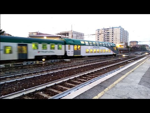 E464 272+5 piano ribassato+pilota 2 piani Trenord - Milano Greco - 07/10/2022