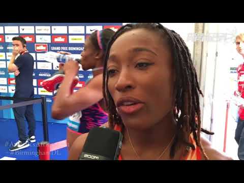 Marie-Josee Ta Lou (Côte D'Ivoire) - 2nd (10.97) in 100m Women - Muller Birmingham Grand Prix 2017