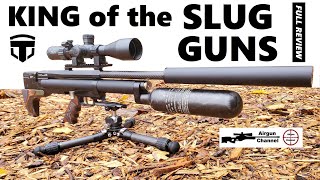 Taipan Veteran 2 Tactical (Review) Slug Gun Perfection! 60gr Airgun Slugs @ 970 FPS / Sub MOA