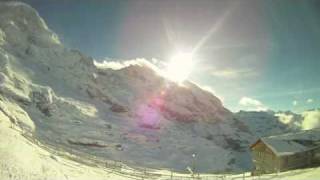 preview picture of video 'snowboarding in kleine scheidegg'