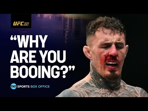 Tom Aspinall ANGRILY reacts to the main event vs Ciryl Gane ending in a no contest 🗣️ #UFC321