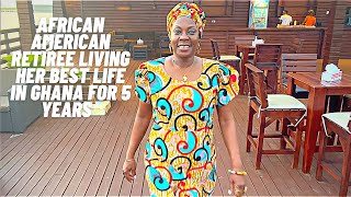 She had everything in America except for this that brought her freedom in Ghana Africa.