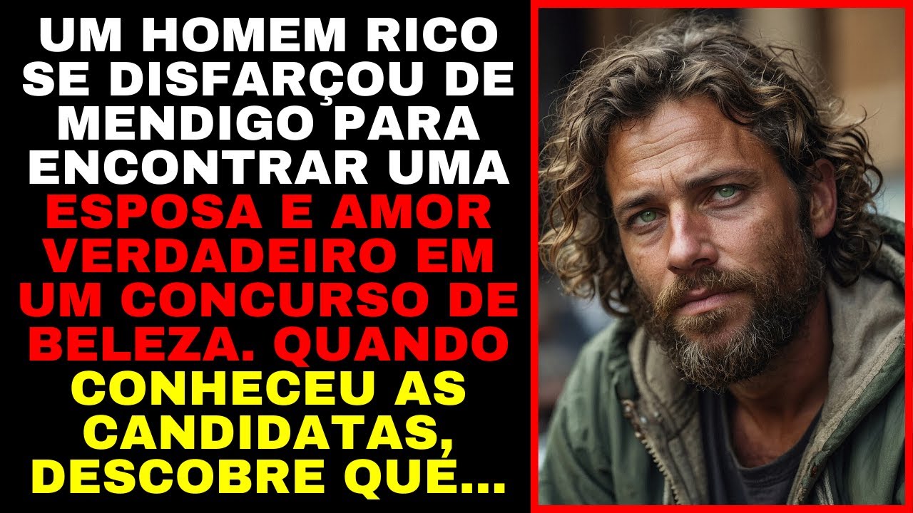 MILIONÁRIO Se DISFARÇOU De MENDIGO Para ENCONTRAR Uma ESPOSA Em Um Concurso de Beleza, QUANDO...