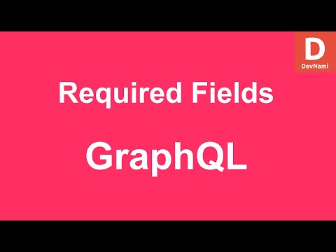 GraphQL How To Use Required Fields in Query