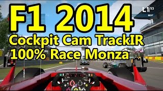 preview picture of video 'F1 2014 Gameplay PC : Cockpit Cam TrackIR5 100% Race Monza 1080p HD'
