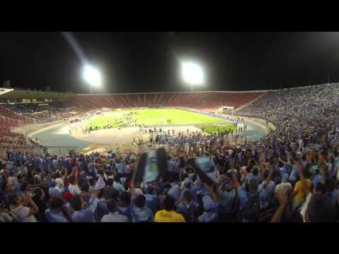 "Yo soy celeste O'higgins Campeon 2013" Barra: Trinchera Celeste &bull; Club: O'Higgins