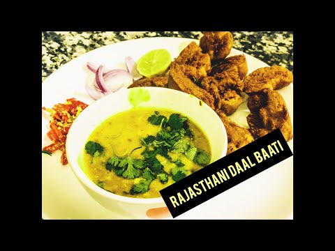 RAJASTHANI DAAL BAATI recipe/traditional rajasthani recipe/Indian recipes/daal baati/ Video