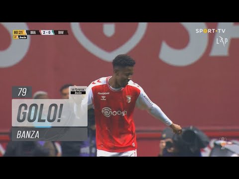 Goal | Golo Banza: SC Braga (2)-0 Rio Ave (Liga 22/23 #23)