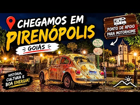 CHEGAMOS EM PIRENÓPOLIS! Ponto de Apoio para MOTORHOME em Goiás! 