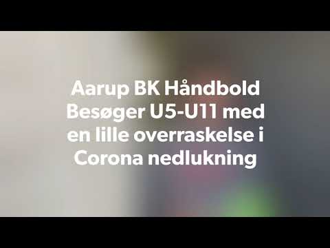 Aarup BK Håndbold - Corona besøg hos U5-U11