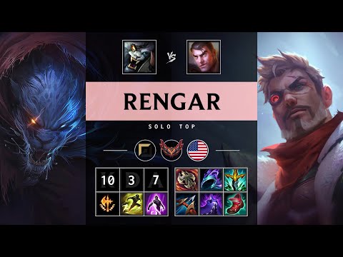 Rengar Top vs Jayce - NA Grandmaster Patch 25.12
