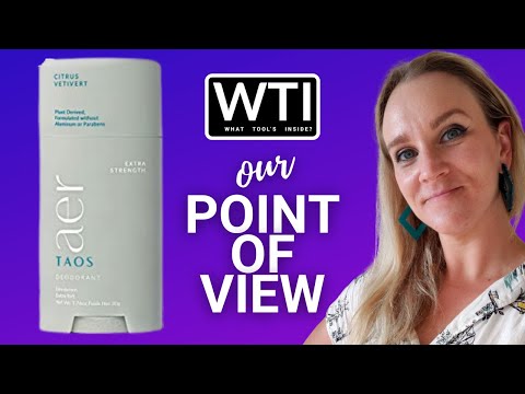 Taos AER Aluminum Free Deodorant - WTI product video review