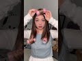how to do korean style C curls with hair rollers #shorts
