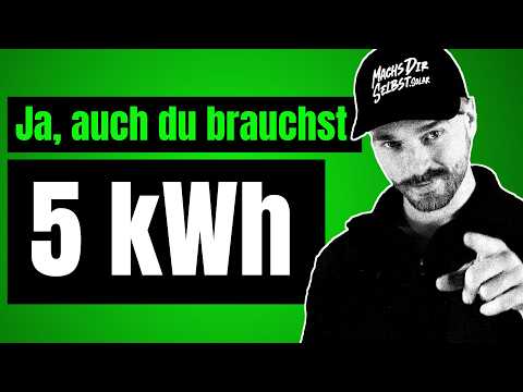 PV-Speicher Größe individuell berechnen