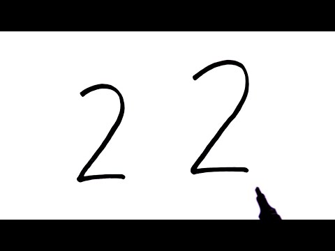 Easy Drawing ! How To Draw Dragon from 22 Number step by step for kids doodle art on paper