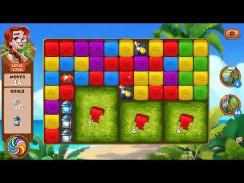 Lost Island Blast Adventure Level 1784 NO BOOSTERS - A S GAMING