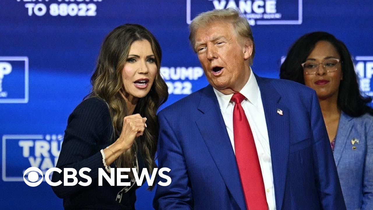 Kristi Noem going before Senate for confirmation hearing to be Homeland Security secretary