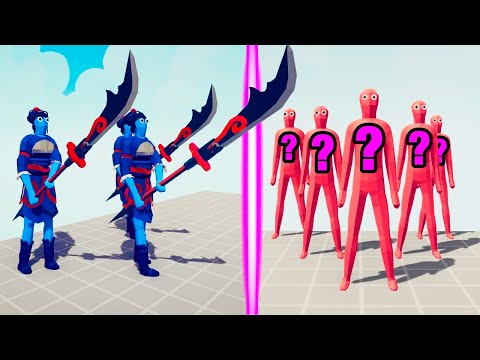 LADY RED JADE TEAM vs RANDOM TEAM | TABS - Totally Accurate Battle Simulator