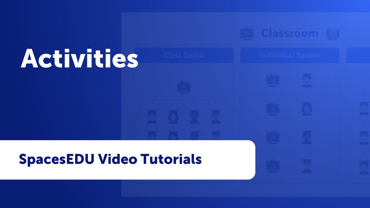 Streamlining Assessment: Activities | SpacesEDU Video Tutorial
