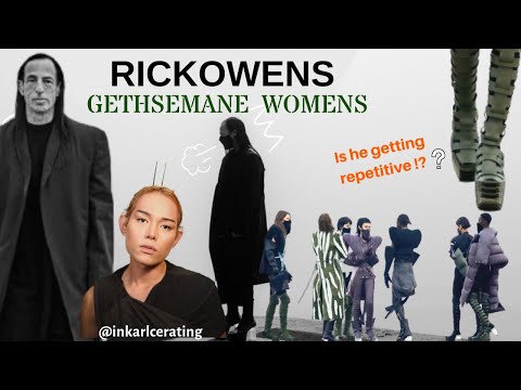 RICK OWENS   Womenswear “Gethsemane” Review