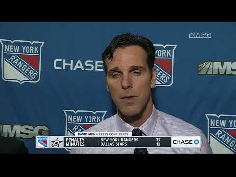 What Did Refs Tell David Quinn About the Mika Zibanejad Penalty? | New York Rangers Post Game