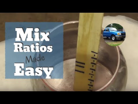 Automotive Paint Mixing Ratios Made Easy