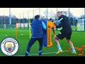 Strength and Speed Up Training on the Pitch | Manchester City FC
