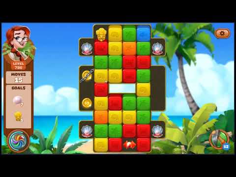 Lost Island Blast Adventure Level 786 - NO BOOSTERS 🏝️ | SKILLGAMING ✔️