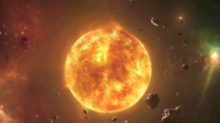 the sun is a mass of incandescent gas (rock)