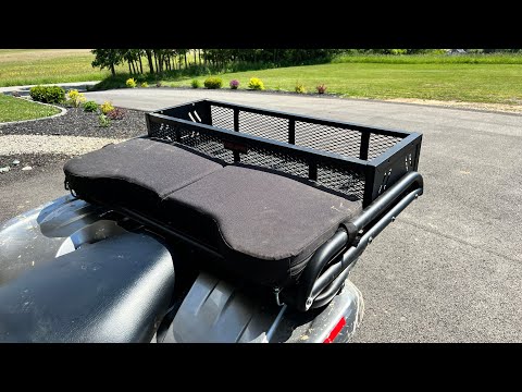 Install & Initial Review Of The Kolpin Adjustable Metal Basket Rack For My 2019 Brute Force 750.