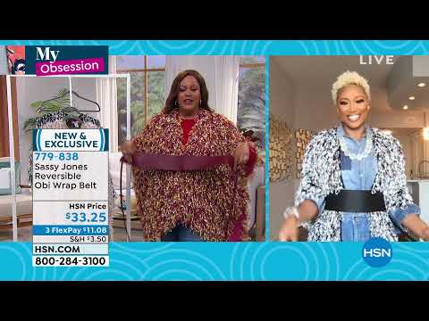 Sassy Jones Reversible Obi Wrap Belt