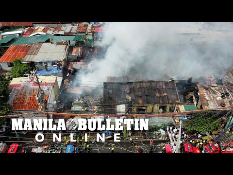 Fire hits residential area in Caloocan City