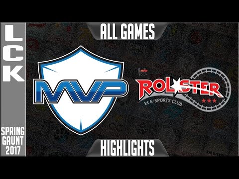 MVP vs KT Rolster Highlights All Games - LCK Spring Playoffs 2017 MVP vs KT Rolster All Games